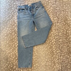 Madewell Light Blue Button-Fly Jeans